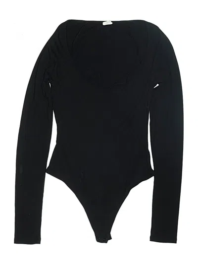 Pre-owned Wilfred Free Bodysuit In Black