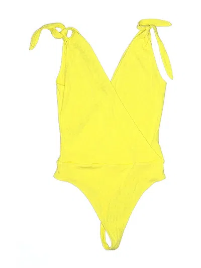 Pre-owned Wilfred Free Bodysuit In Yellow