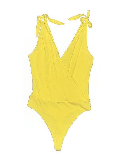 Pre-owned Wilfred Free Bodysuit In Yellow