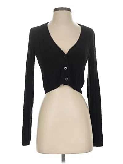 Pre-owned Wilfred Free Cardigan Sweater In Black