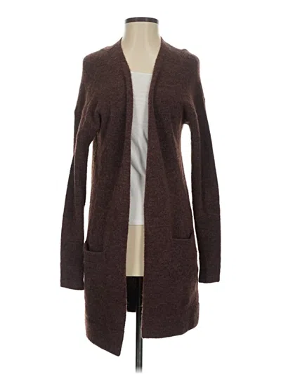 Pre-owned Wilfred Free Cardigan Sweater In Brown