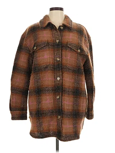 Pre-owned Wilfred Free Cardigan Sweater In Brown