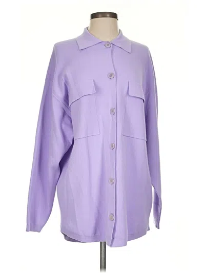 Pre-owned Wilfred Free Cardigan Sweater In Purple