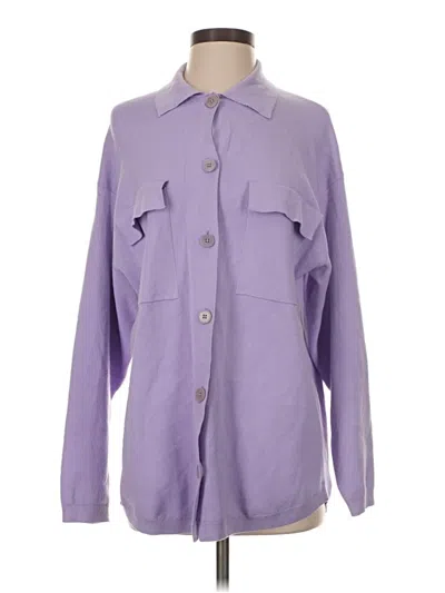 Pre-owned Wilfred Free Cardigan Sweater In Purple