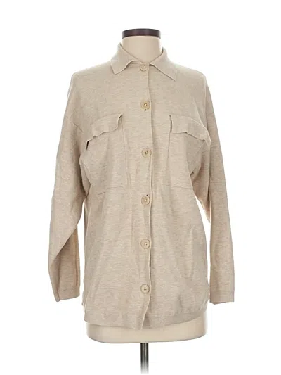 Pre-owned Wilfred Free Cardigan Sweater In Tan