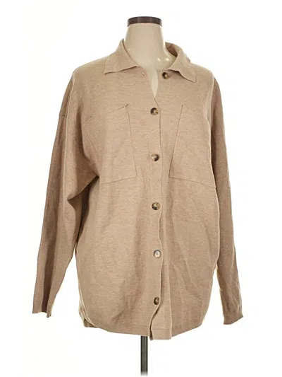 Pre-owned Wilfred Free Cardigan Sweater In Tan