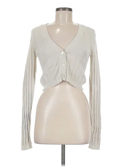 Pre-owned Wilfred Free Cardigan Sweater In White