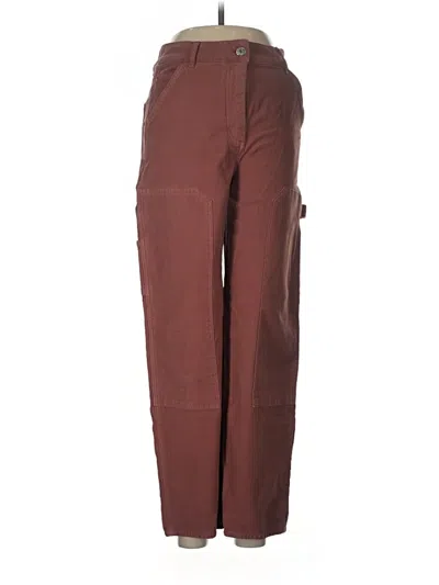 Pre-owned Wilfred Free Cargo Pants In Brown