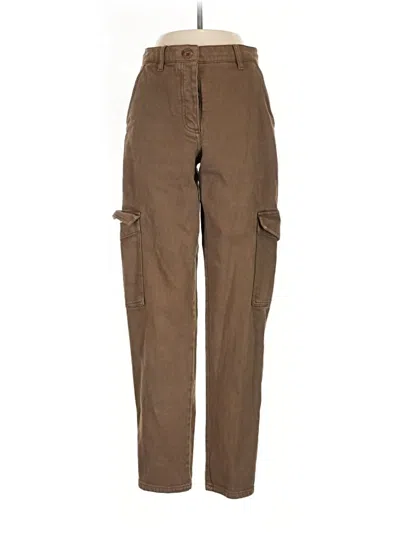 Pre-owned Wilfred Free Cargo Pants In Brown