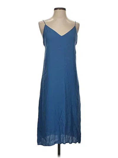Pre-owned Wilfred Free Casual Dress In Blue