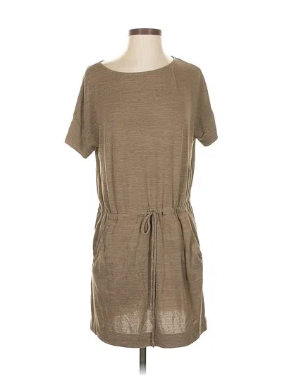 Pre-owned Wilfred Free Casual Dress In Brown