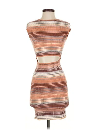 Pre-owned Wilfred Free Casual Dress In Brown