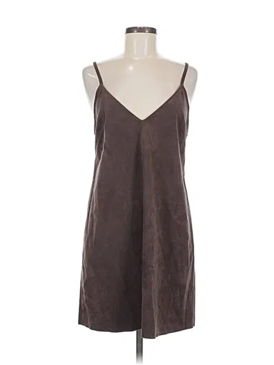 Pre-owned Wilfred Free Casual Dress In Brown