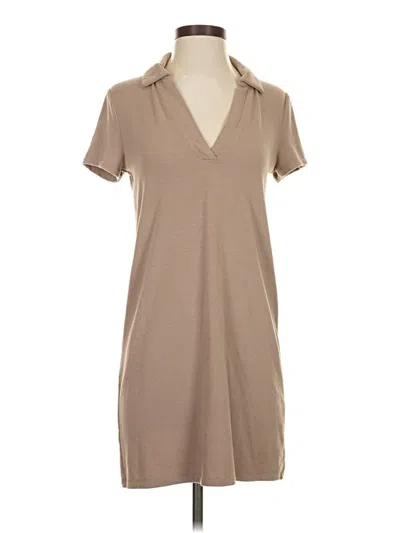 Pre-owned Wilfred Free Casual Dress In Brown
