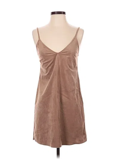 Pre-owned Wilfred Free Casual Dress In Brown