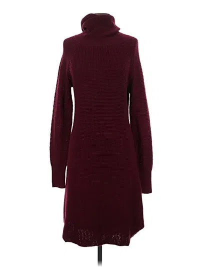 Pre-owned Wilfred Free Casual Dress In Burgundy