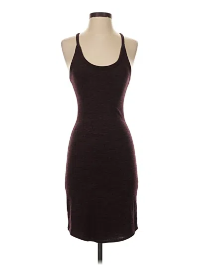Pre-owned Wilfred Free Casual Dress In Burgundy
