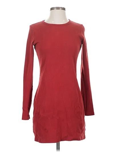 Pre-owned Wilfred Free Casual Dress In Burgundy