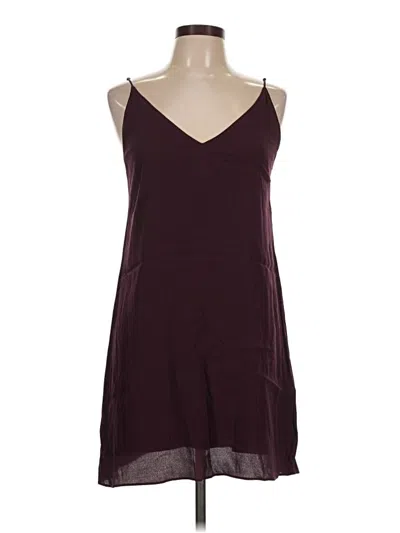Pre-owned Wilfred Free Casual Dress In Burgundy