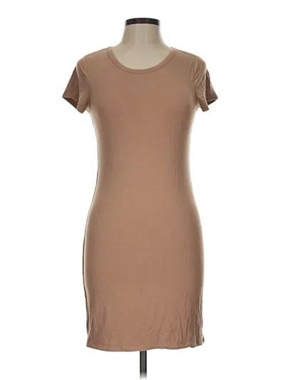 Pre-owned Wilfred Free Casual Dress In Tan
