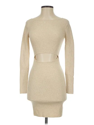 Pre-owned Wilfred Free Casual Dress In Tan