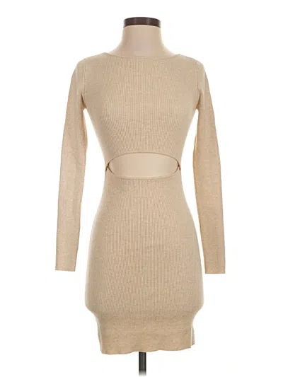 Pre-owned Wilfred Free Casual Dress In Tan