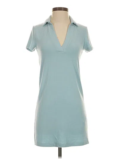 Pre-owned Wilfred Free Casual Dress In Teal