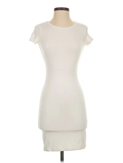 Pre-owned Wilfred Free Casual Dress In White
