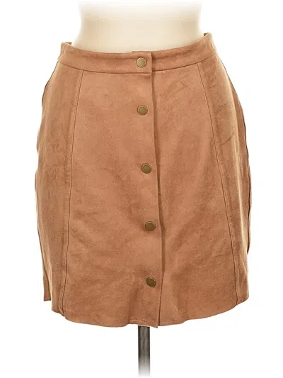 Pre-owned Wilfred Free Casual Skirt In Brown