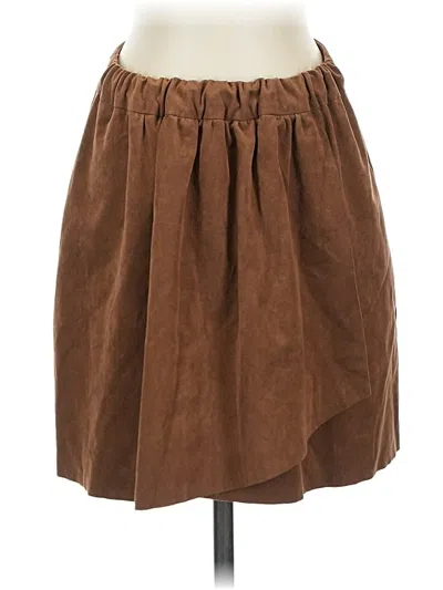 Pre-owned Wilfred Free Casual Skirt In Brown