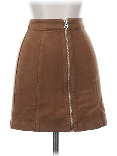 Pre-owned Wilfred Free Casual Skirt In Brown