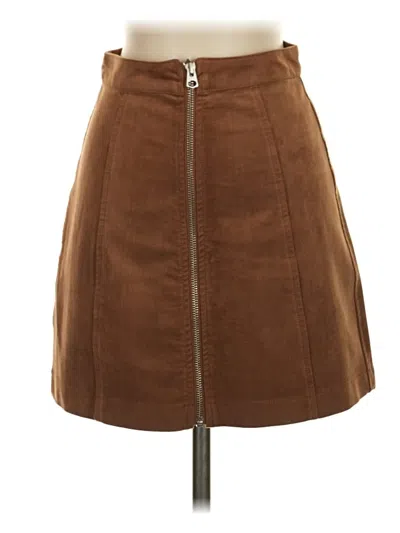Pre-owned Wilfred Free Casual Skirt In Brown