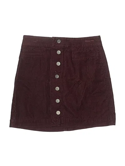 Pre-owned Wilfred Free Casual Skirt In Burgundy