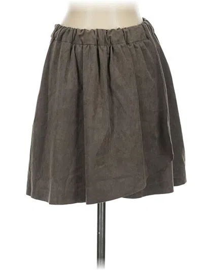 Pre-owned Wilfred Free Casual Skirt In Gray