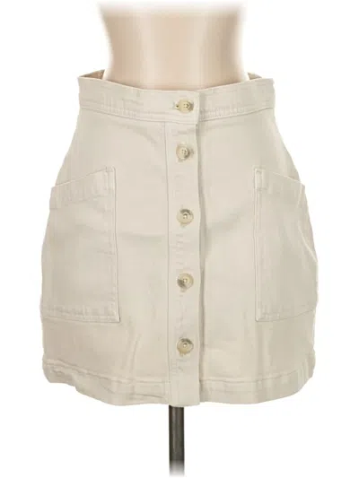 Pre-owned Wilfred Free Casual Skirt In White