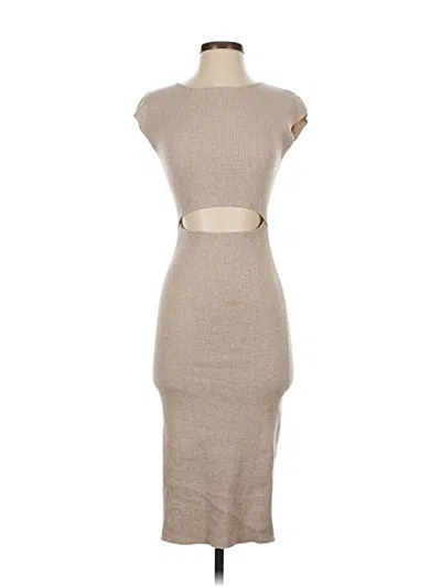 Pre-owned Wilfred Free Cocktail Dress In Brown