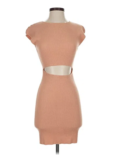 Pre-owned Wilfred Free Cocktail Dress In Brown