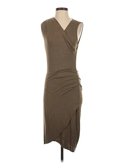 Pre-owned Wilfred Free Cocktail Dress In Brown