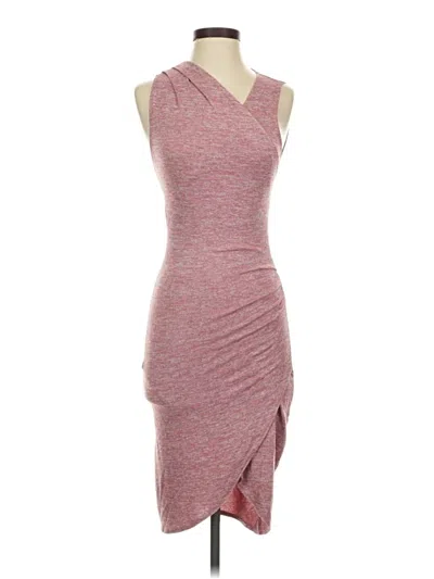Pre-owned Wilfred Free Cocktail Dress In Burgundy