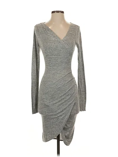 Pre-owned Wilfred Free Cocktail Dress In Gray
