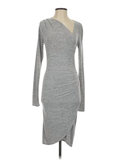 Pre-owned Wilfred Free Cocktail Dress In Gray