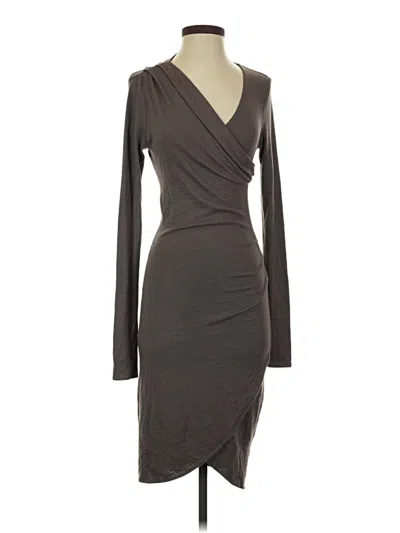 Pre-owned Wilfred Free Cocktail Dress In Gray