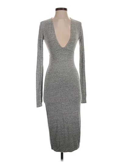 Pre-owned Wilfred Free Cocktail Dress In Gray