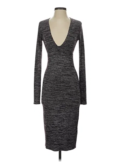 Pre-owned Wilfred Free Cocktail Dress In Gray