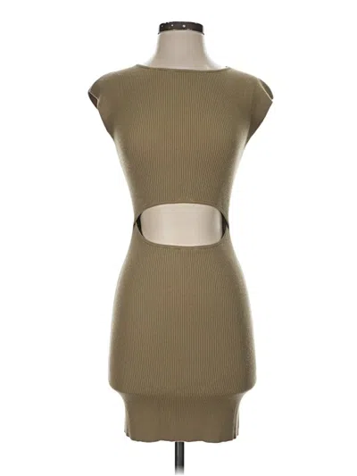 Pre-owned Wilfred Free Cocktail Dress In Tan