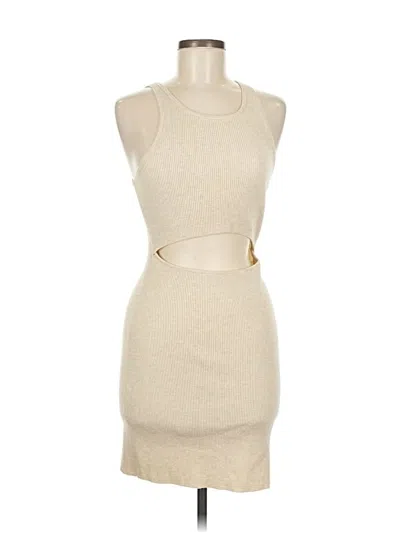 Pre-owned Wilfred Free Cocktail Dress In Tan