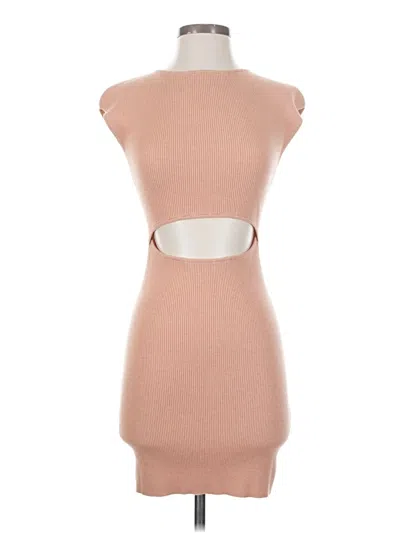 Pre-owned Wilfred Free Cocktail Dress In Tan