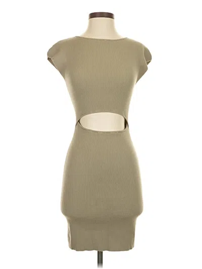 Pre-owned Wilfred Free Cocktail Dress In Tan