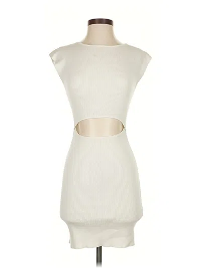 Pre-owned Wilfred Free Cocktail Dress In White