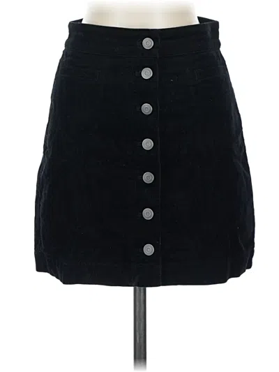 Pre-owned Wilfred Free Denim Skirt In Black